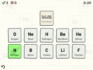 Screenshot 15: Periodic Table Quiz