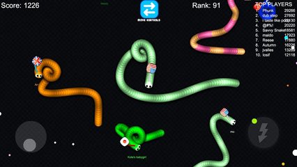 Captura 17: Juego inspirado en Slither.io