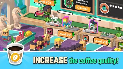 Captura 2: Construye el imperio del café más grande