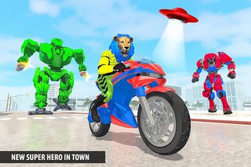 Screenshot 7: Police Lion Robot Superhero: Super Speed Hero Game