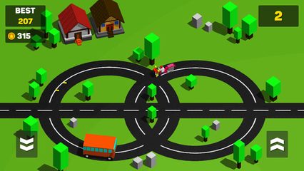 Captura 24: Circle Crash - Carrera bloque