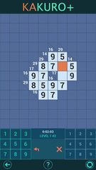 Screenshot 5: Kakuro Plus. Cross-Sums.