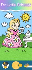 Captura 1: Páginas de Colorear para Princesas