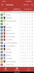 Captura 2: Marcador en Vivo para la Bundesliga 2021/2022