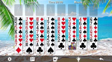 Captura 1: FreeCell Solitaire