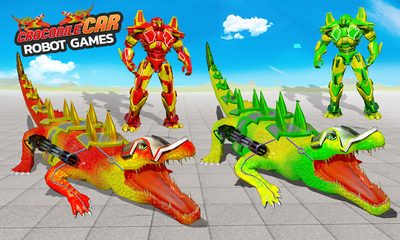 Screenshot 4: Crocodile Robot Car Transforming Mega Robot Games