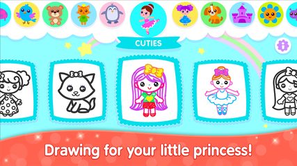 Screenshot 9: Bini Kids Drawing Games for Girls! Toddlers Apps!