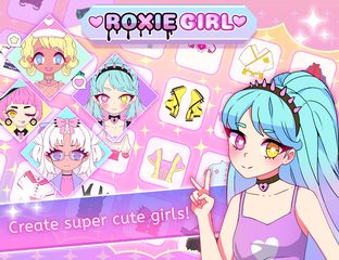 Screenshot 1: Roxie Girl avatar maker game