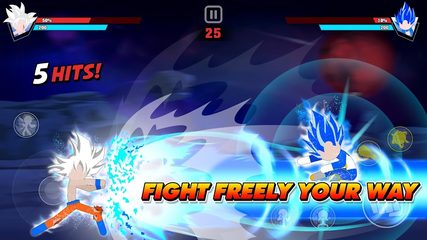 Captura 1: Stickman: Luchadores en Batalla