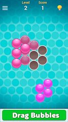 Screenshot 1: Bubble Tangram - puzzle game