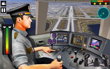 Captura 8: Simulador de Vuelo de Piloto de Avión