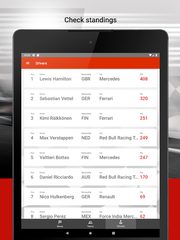 Screenshot 11: Formula 2021 Calendar & Standings