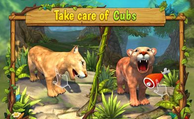 Screenshot 2: Mountain Lion Family Sim : Animal Simulator