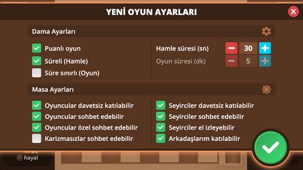 Screenshot 3: Dama Online