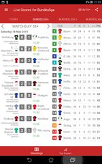 Captura 9: Marcador en Vivo para la Bundesliga 2021/2022