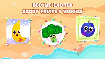 Screenshot 1: Kids Food Games for 2 Year Old