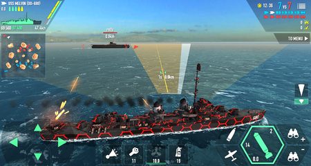 Captura 18: Batalla de buques de guerra: Combate naval en línea