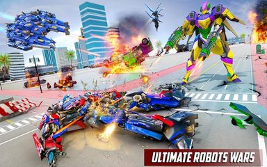 Screenshot 4: Police Truck Robot Game – Dino