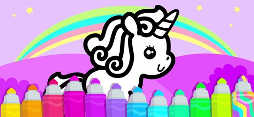 Скриншот 1: Детские игры рисования для девочек