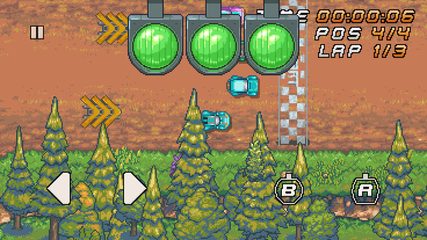 Captura 4: Aventura de carreras retro