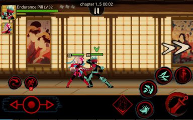 Скриншот 9: Stickman Ninja Legends: Тень