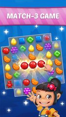 Screenshot 1: Candy Sweet Story: Candy Match 3 Puzzle