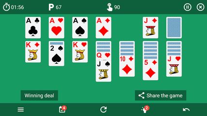 Скриншот 16: Классическая игра в пасьянс