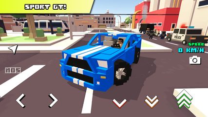 Screenshot 1: Blocky Car Racer - racing game