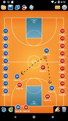 Captura 4: Pizarra Táctica de Baloncesto