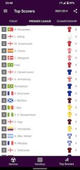 Captura 6: Marcadores en Vivo: Premier League 2021/2022