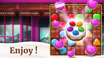 Captura 1: Clásico juego de emparejamiento de galletas