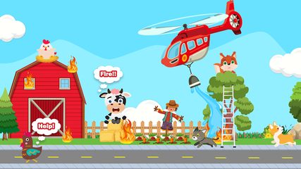 Screenshot 2: Fireman for Kids