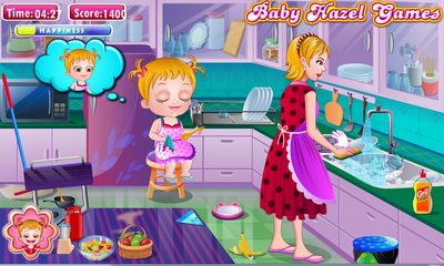 Screenshot 4: Baby Hazel Cleaning Time