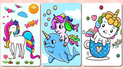 Screenshot 23: Unicorn Coloring Book & Unicorn Games for Girls