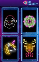 Screenshot 11: Glow Doodle Art - Color & Draw