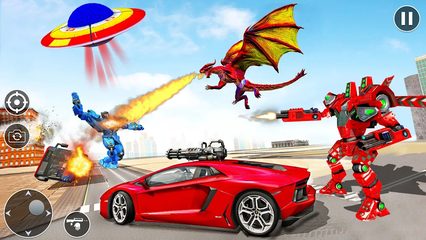 Captura 17: Batalla de Robots Dragón y Coches 3D