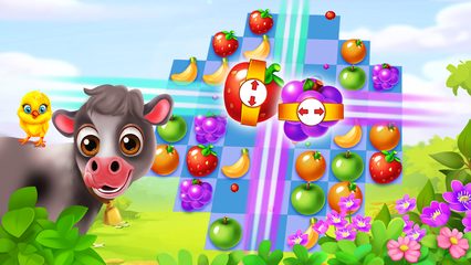Screenshot 4: Farm Fruit Pop: Party Time