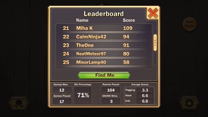 Screenshot 5: Cribbage Deluxe