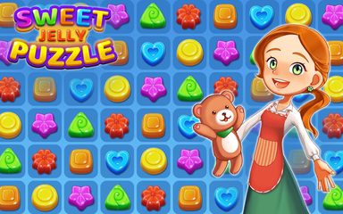 Screenshot 1: Sweet Jelly Puzzle(Match 3)