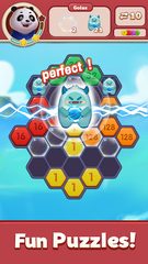 Captura 14: Juego de rompecabezas de combinación de números hexagonales