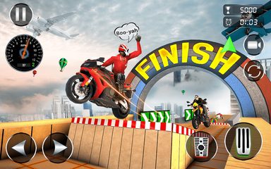 Screenshot 7: Mega Ramp Bike Stunt Games 3D