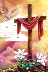 Скриншот 9: Bible Coloring - Paint by Number, Free Bible Games