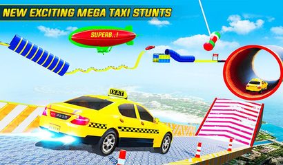 Captura 6: Acrobacias de Taxi en Mega Rampa