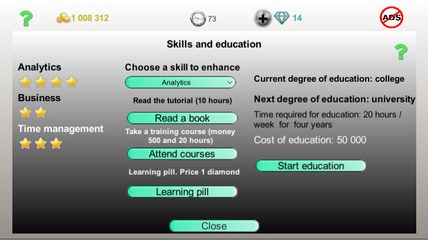 Screenshot 14: Business strategy 2