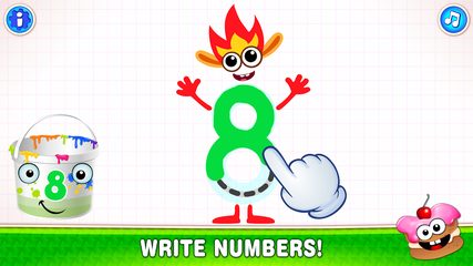 Screenshot 3: Learning numbers for kids!