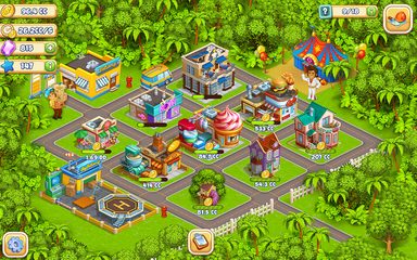 Screenshot 5: Idle Cartoon City - coin day