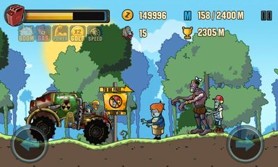 Screenshot 1: Zombie Road Racing