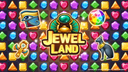 Скриншот 1: Jewel Land: Головоломка «Соедини 3»