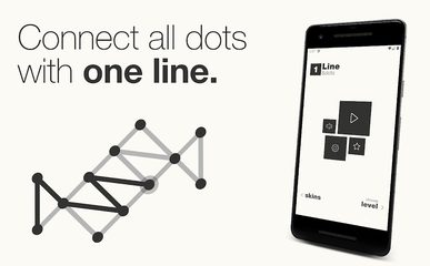 Screenshot 6: 1Line & dots. Puzzle game.