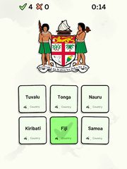 Screenshot 18: Countries of Oceania Quiz